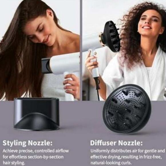 NWT Professional Ionic 1800W Fast Drying Blow Dryer Hair Styling Travel - Picture 2 of 8